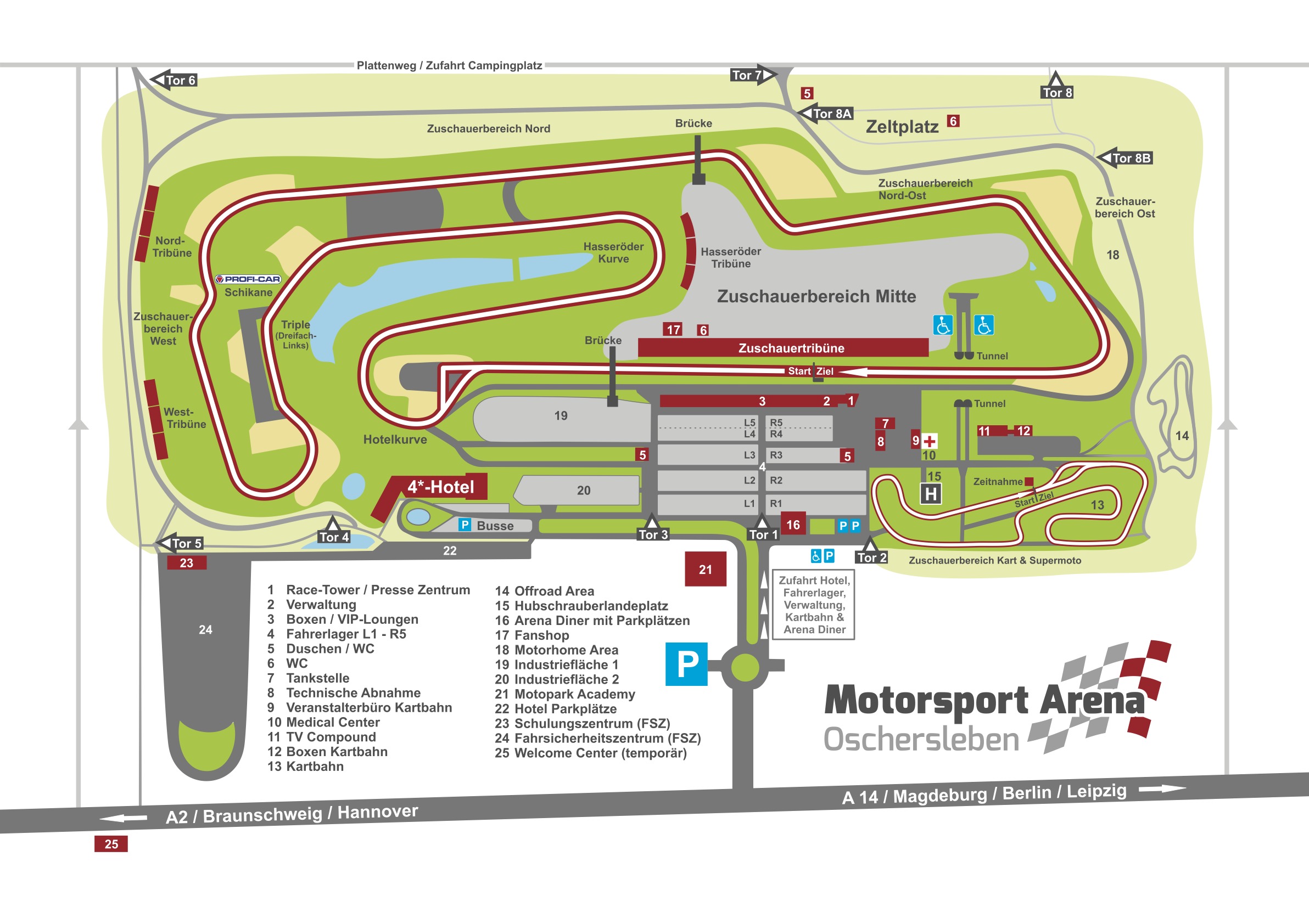 Streckeplan Oschersleben